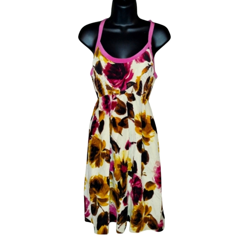 Moulinette Soeurs silk tank sundress with racer back, Like New